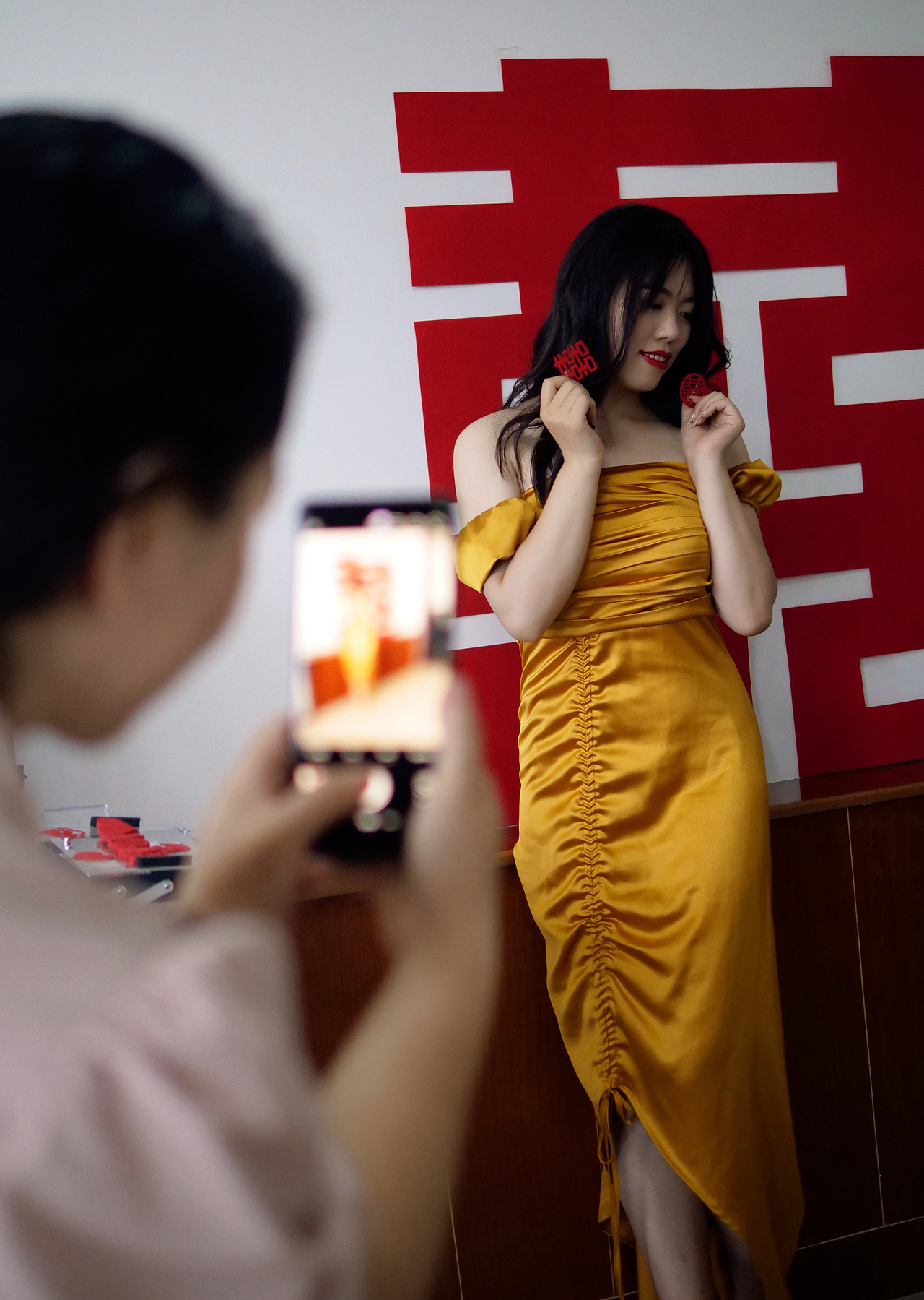 照片记录一个陕北婚礼