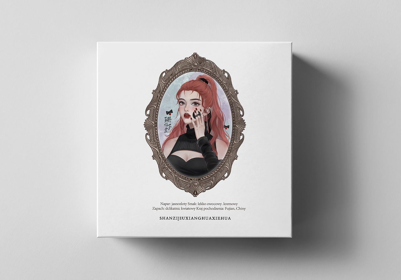 镜中妆系列（图ZMzIwNzc5Mjk2） - 艺术插画 - 站酷设计师珊子就想画些画原创素材 - 站酷ZCOOL