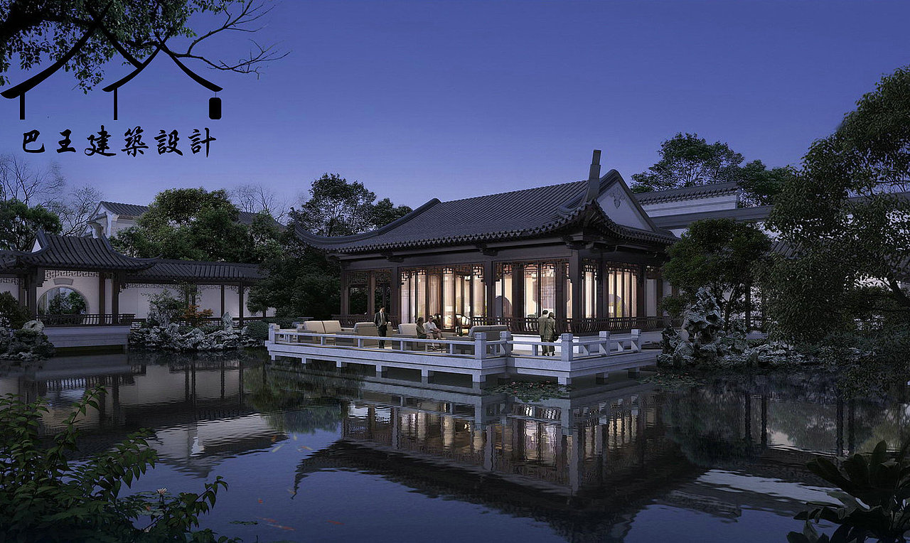 苏式园林四合院 新中式四合院别墅（图ZMzA3NDg0Nzgw） - 建筑/空间 - 站酷设计师巴川古建原创素材 - 站酷ZCOOL