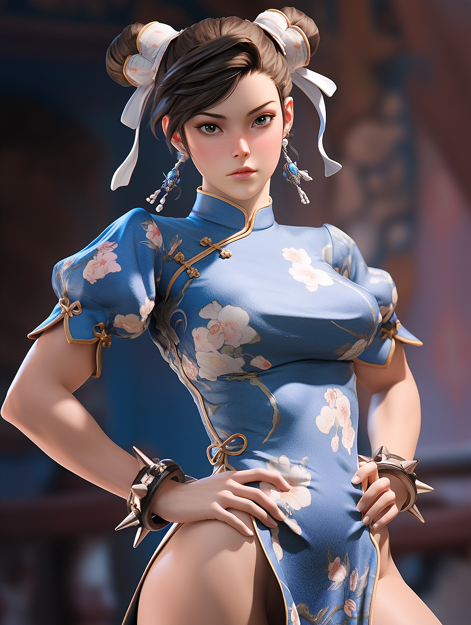 春丽（图ZMzM3OTQyNTgw） - AI作品 - 站酷设计师kkaaxhk原创素材 - 站酷ZCOOL