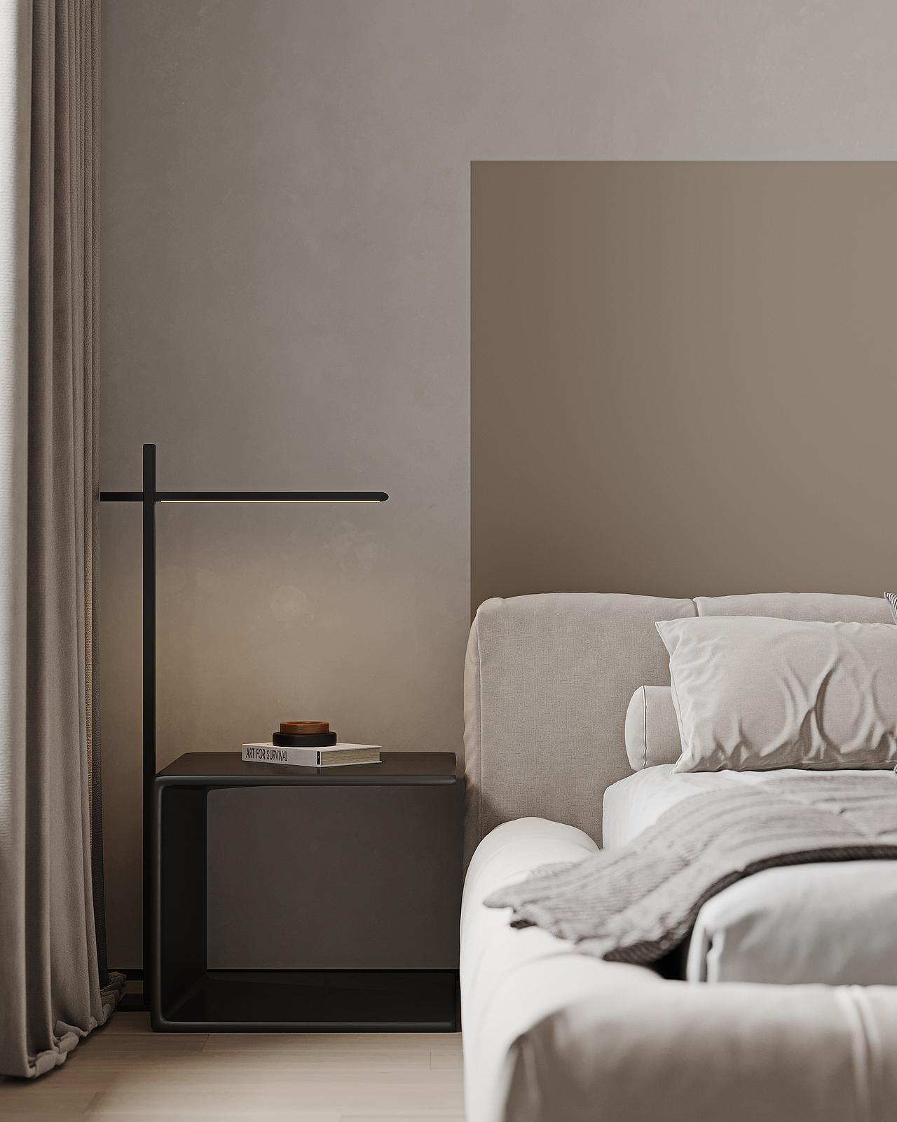 混沌空间首发 x 140㎡极简私宅,减法控制下的美学典范