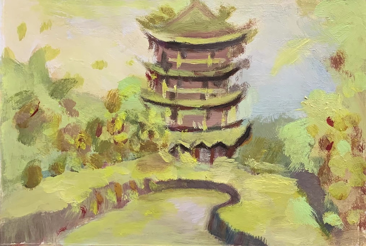 第一幅老师说我进步很大的水粉作品（图ZMzAwMzM2NDE2） - 绘画 - 站酷设计师周八怪原创素材 - 站酷ZCOOL