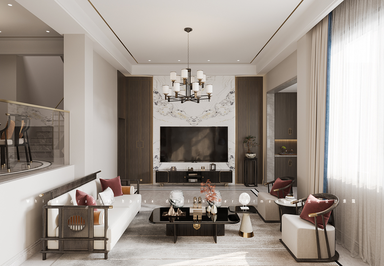 新中风格-白龙马效果图