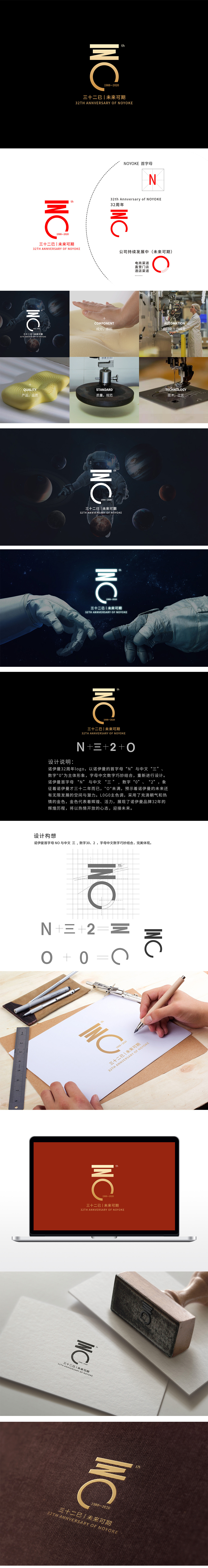 诺伊曼32周年庆logo