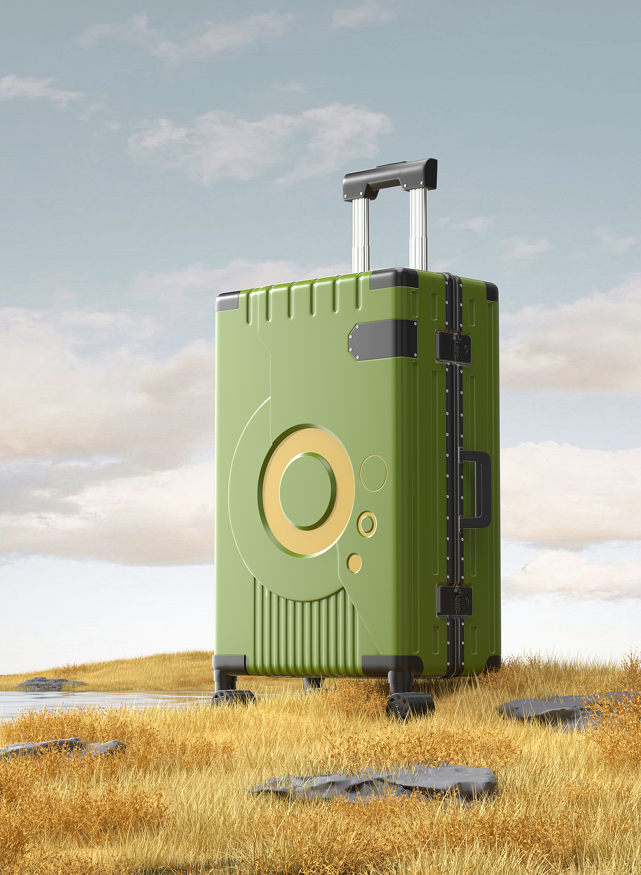 C4D建模\渲染-行李箱（图ZMzY0NTIzNDc2） - 产品 - 站酷设计师萤火流光原创素材 - 站酷ZCOOL