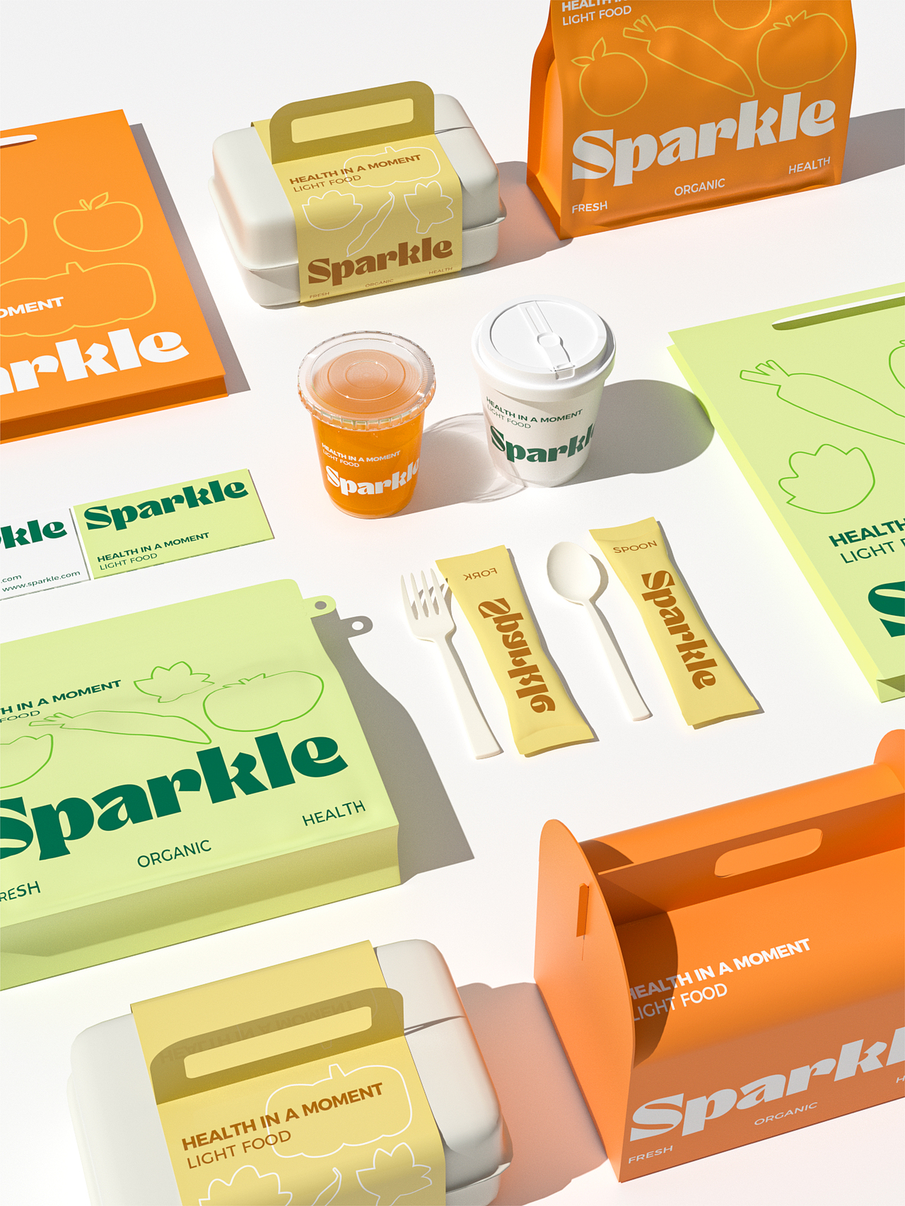 Sparkle | 健康有机轻食品牌设计（图ZMzYwMDM1MzI4） - 品牌 - 站酷设计师原文见设计原创素材 - 站酷ZCOOL