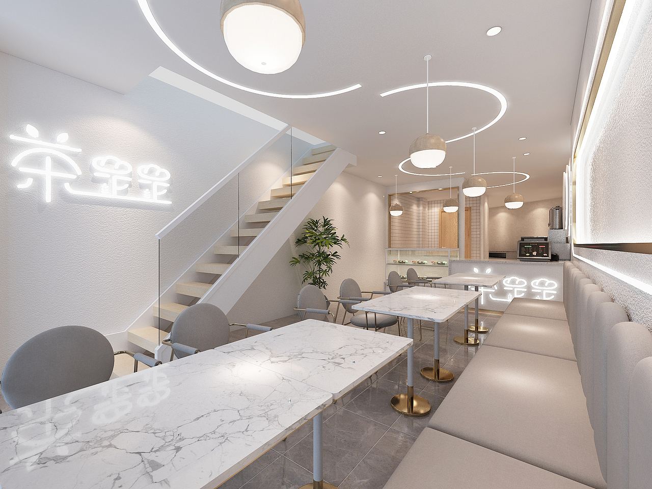 奶茶面包店（图ZMjk2NDY3NzAw） - 酒店餐饮设计 - 站酷设计师星空工作室原创素材 - 站酷ZCOOL