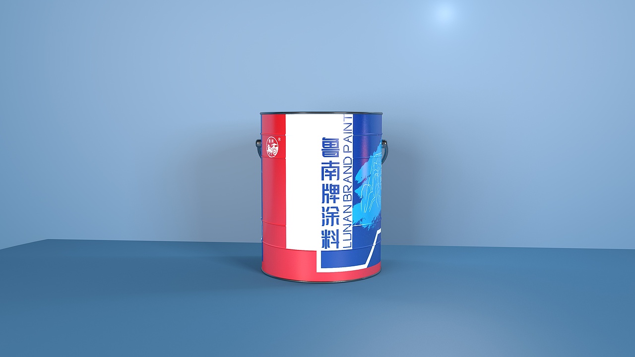鲁南牌涂料（图ZMzQ0MjEyNTQ0） - 包装 - 站酷设计师吱屋猪Huhu原创素材 - 站酷ZCOOL