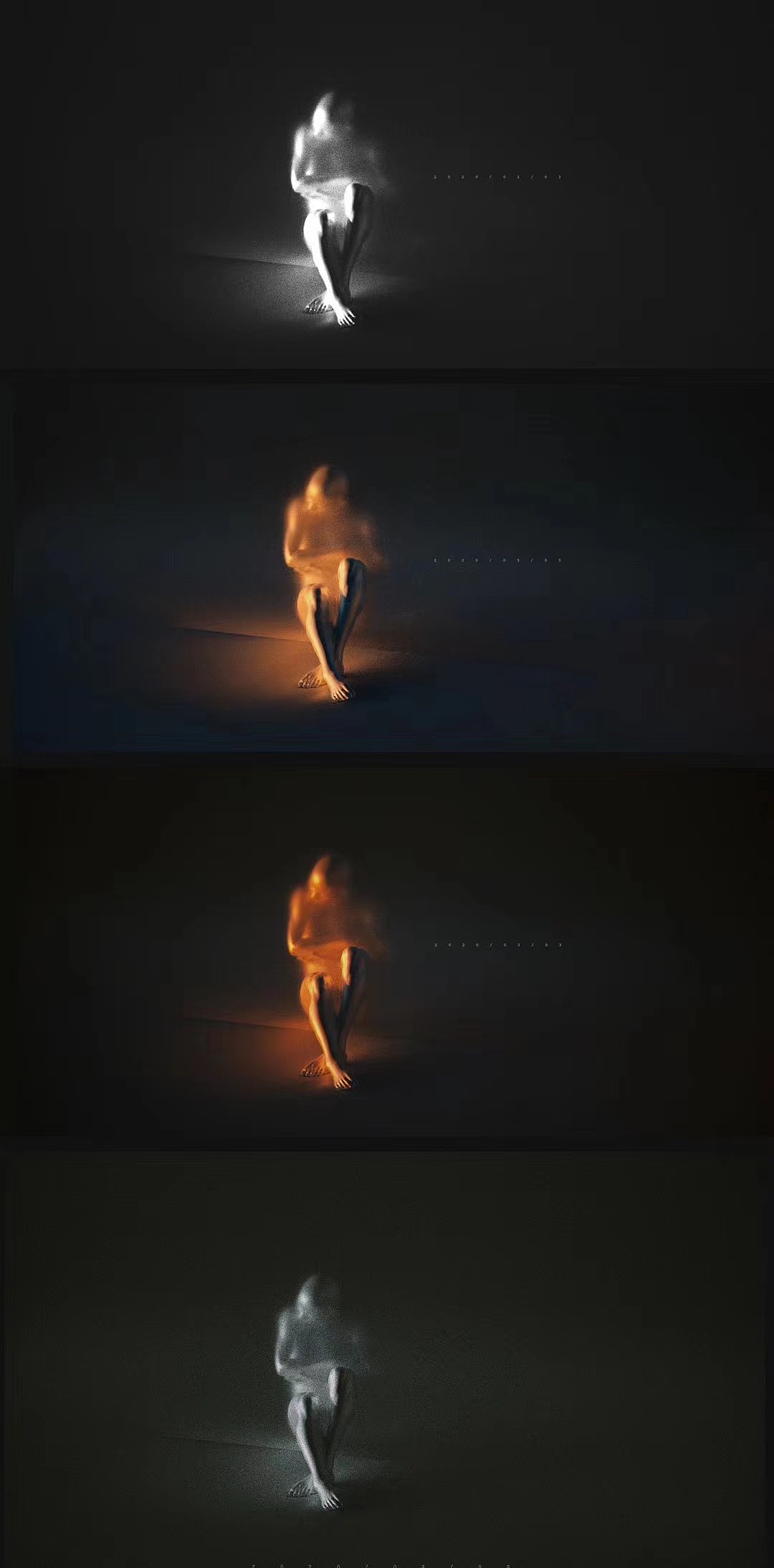 c4d 个人渲染练习 意识流抽象