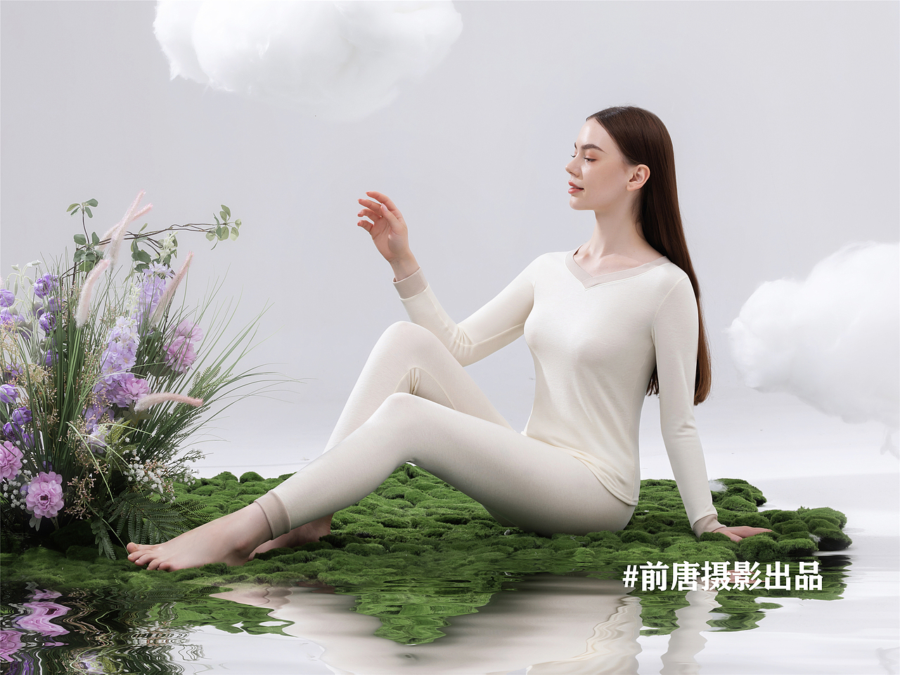 保暖衣 内衣 打底衫 创意精拍 保暖衣拍摄