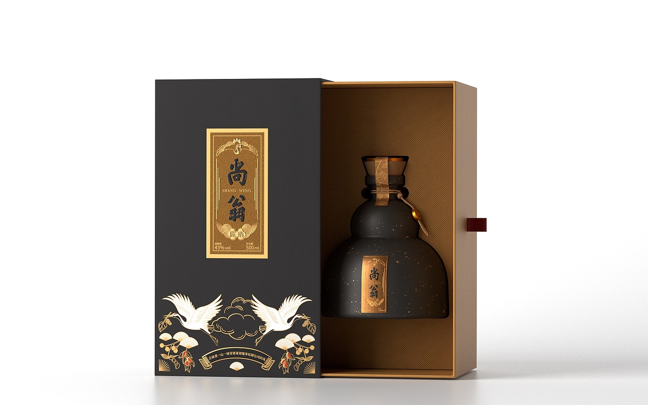 传统葫芦瓶的新演绎—露酒包装设计