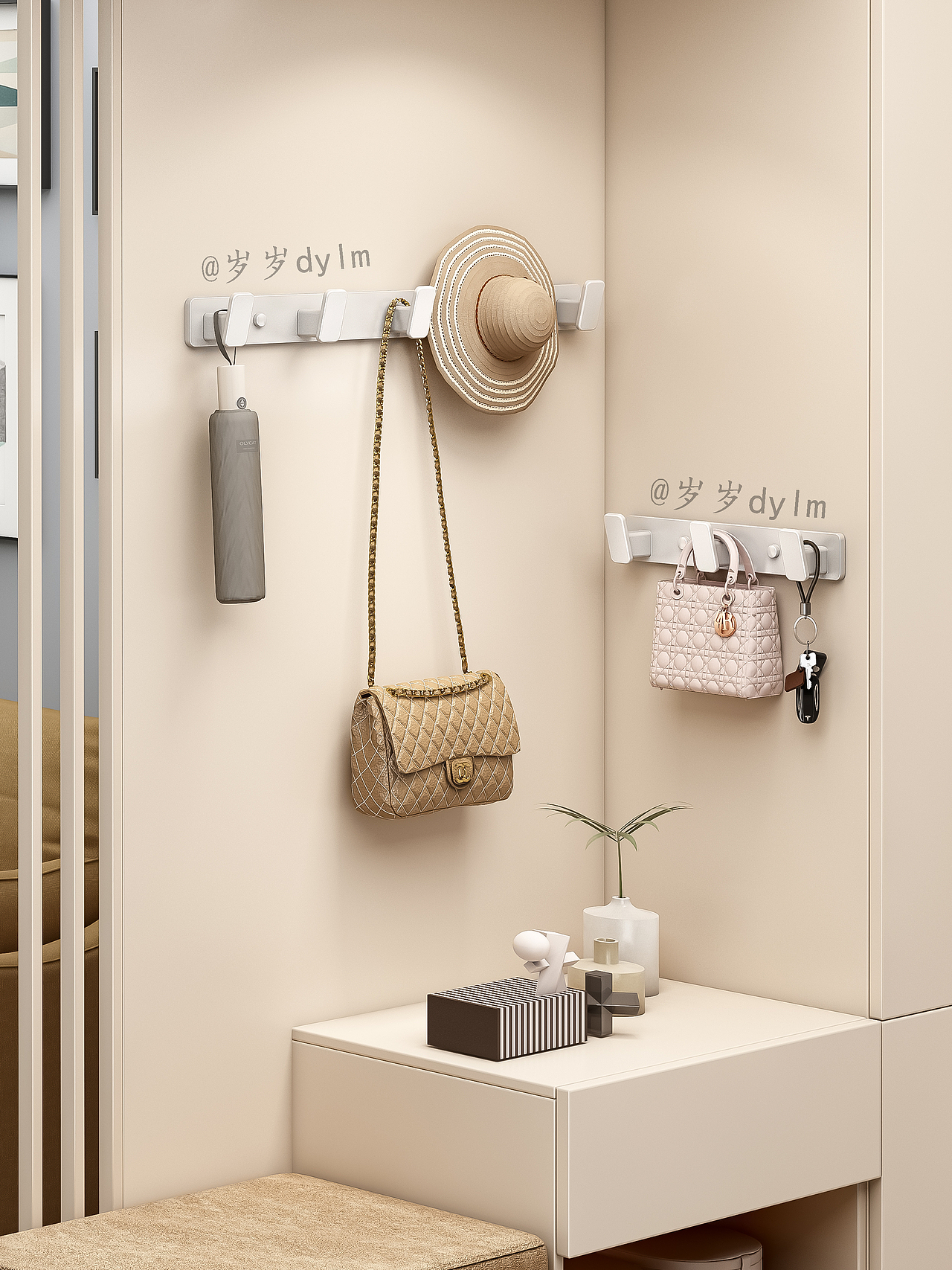 原创设计 | 三维设计-收纳排钩便捷作品（图ZMzUyNDI4NjY4） - 电商 - 站酷设计师岁岁dylm原创素材 - 站酷ZCOOL