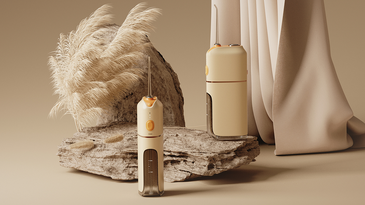 【小数点设计】轻奢洗牙器-YOMI（图ZMzMxOTEyNzQw） - 其他工业/产品 - 站酷设计师小数点设计原创素材 - 站酷ZCOOL