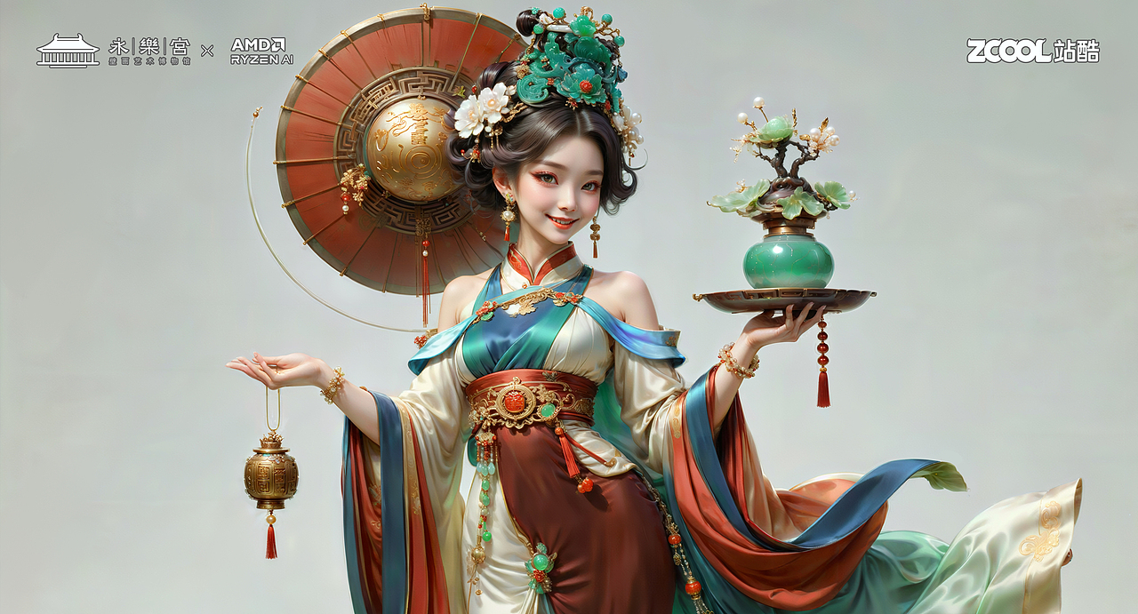 朝元群仙 赛博集结（图ZMzU4NjcyMjgw） - AI作品 - 站酷设计师鲨鱼丹原创素材 - 站酷ZCOOL