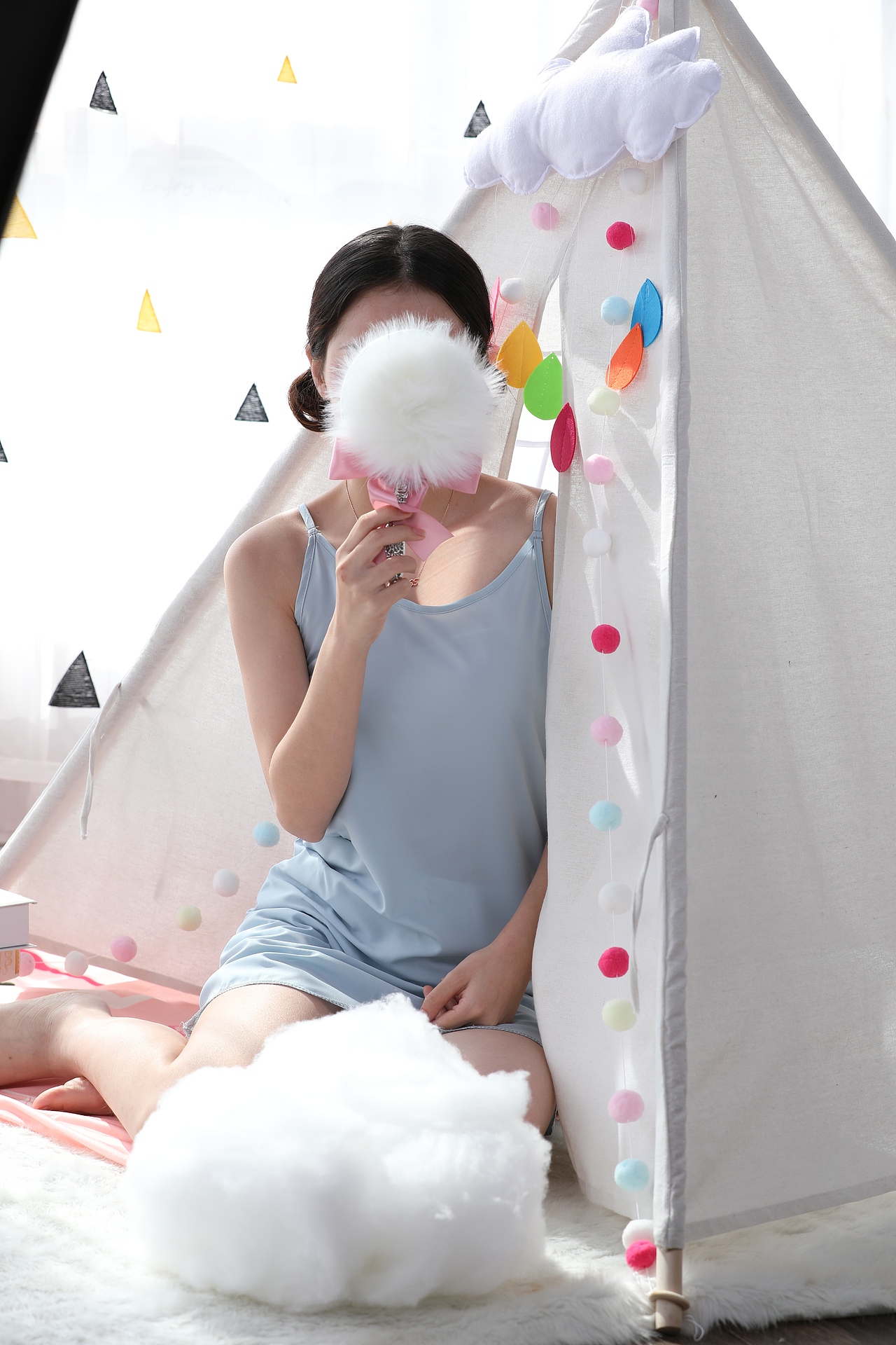 口红卸妆绵彩妆摄影