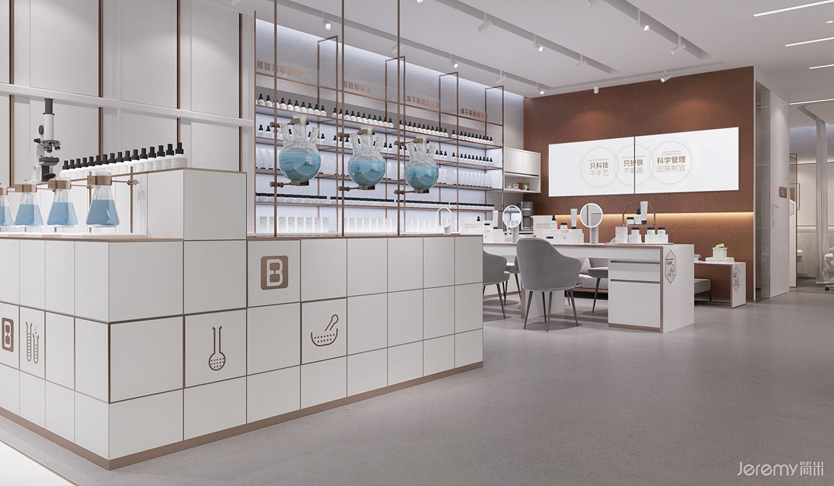 美肌工坊医美店SI设计（图ZMzQ3MTcxNTY4） - 商业空间设计 - 站酷设计师简米武汉品牌设计原创素材 - 站酷ZCOOL