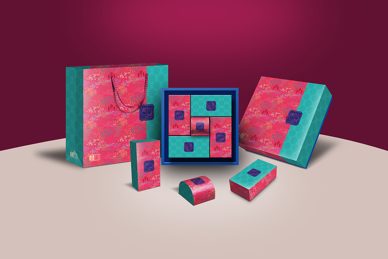 月饼包装设计效果图