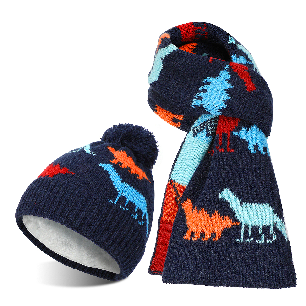 儿童帽子围脖两件套