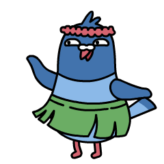 咕小麦与鸽小七的微信动态表情 日常篇