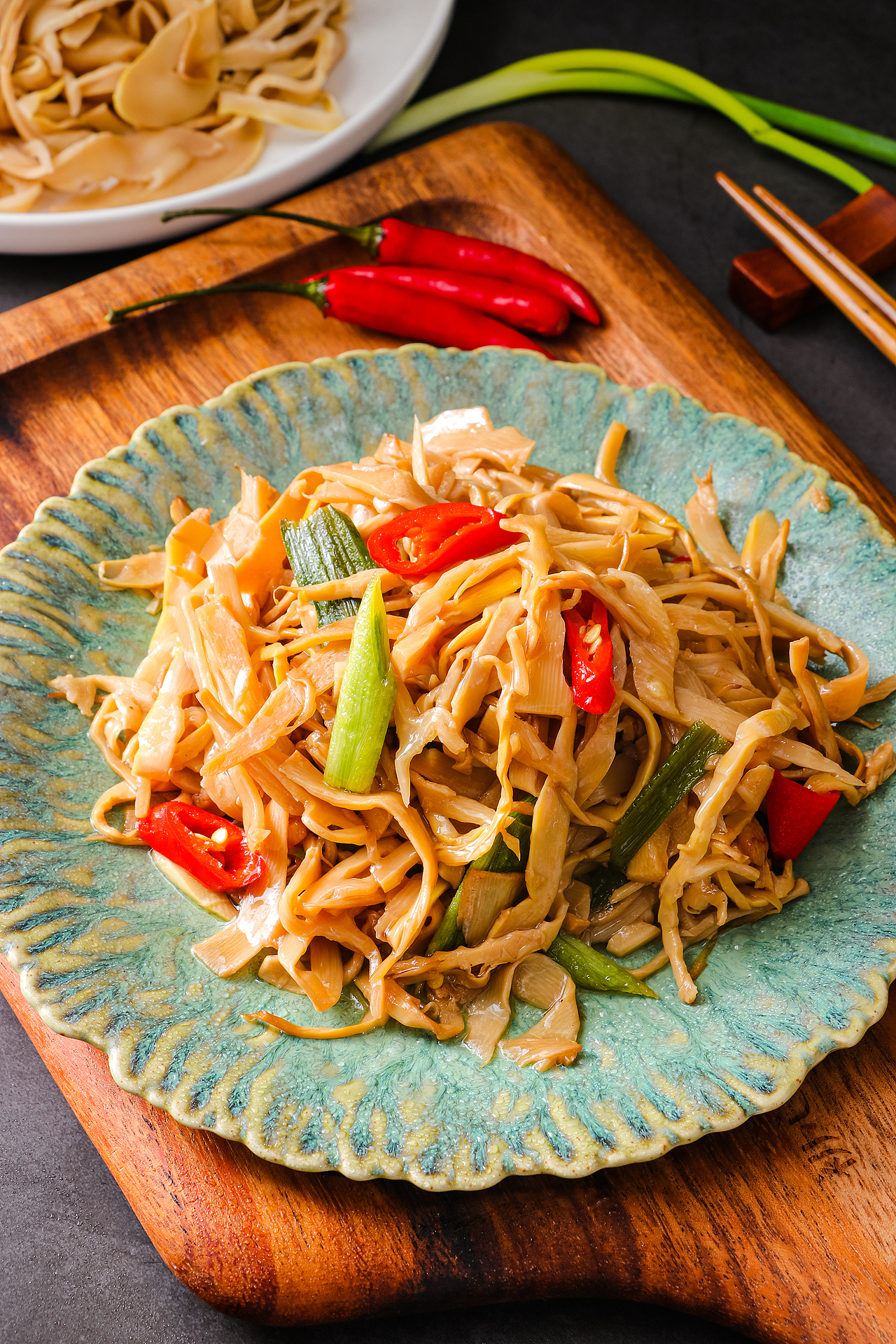 鸡汁脆笋 炒笋 笋片炒酸菜炒腊肉脆笋