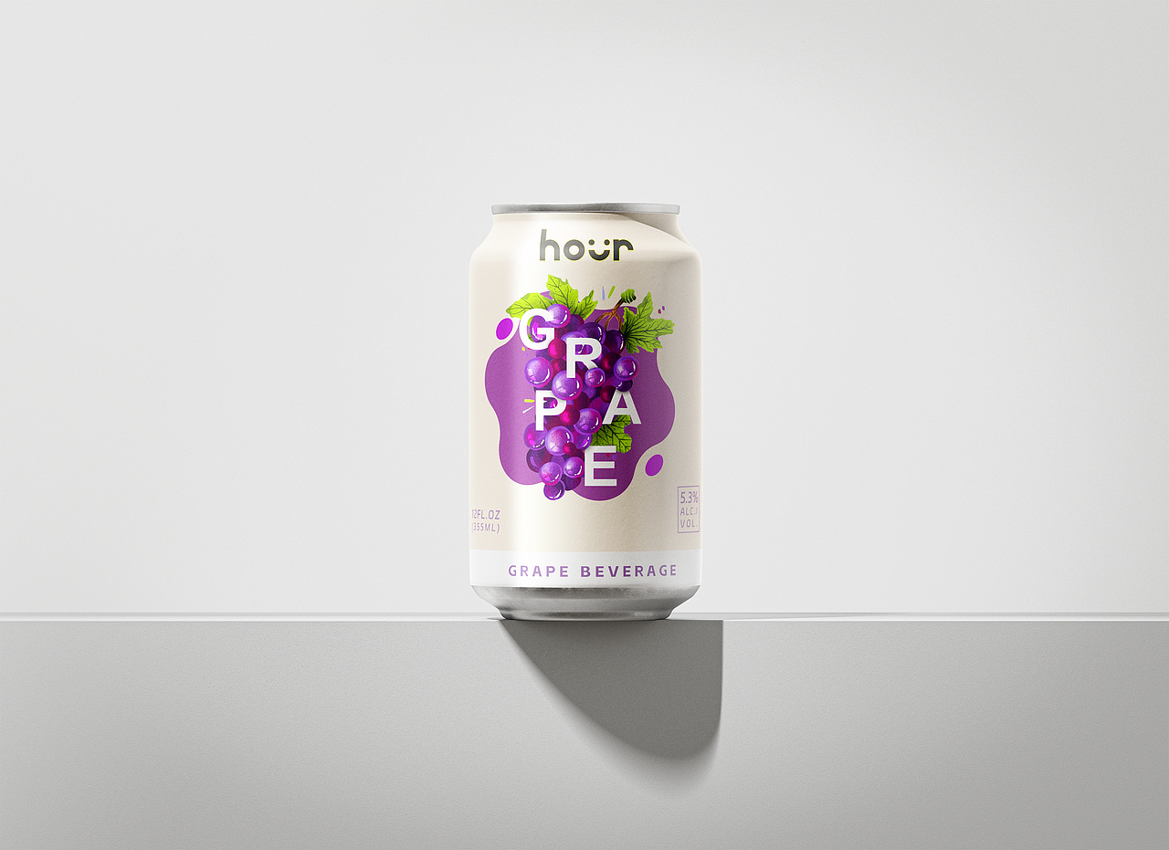 水果罐头平面设计海报及实机演示