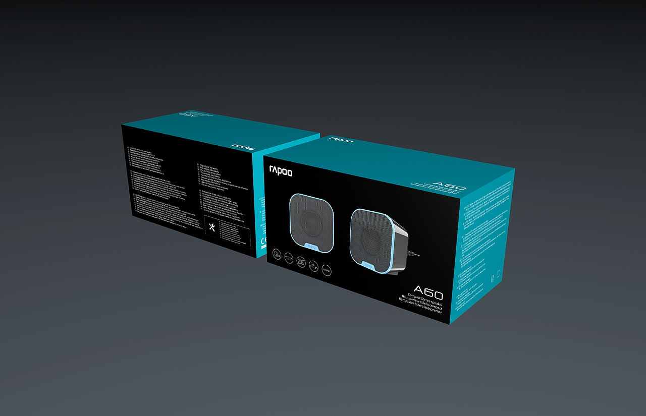 Rapoo麦可风/摄像头/音响 包装设计