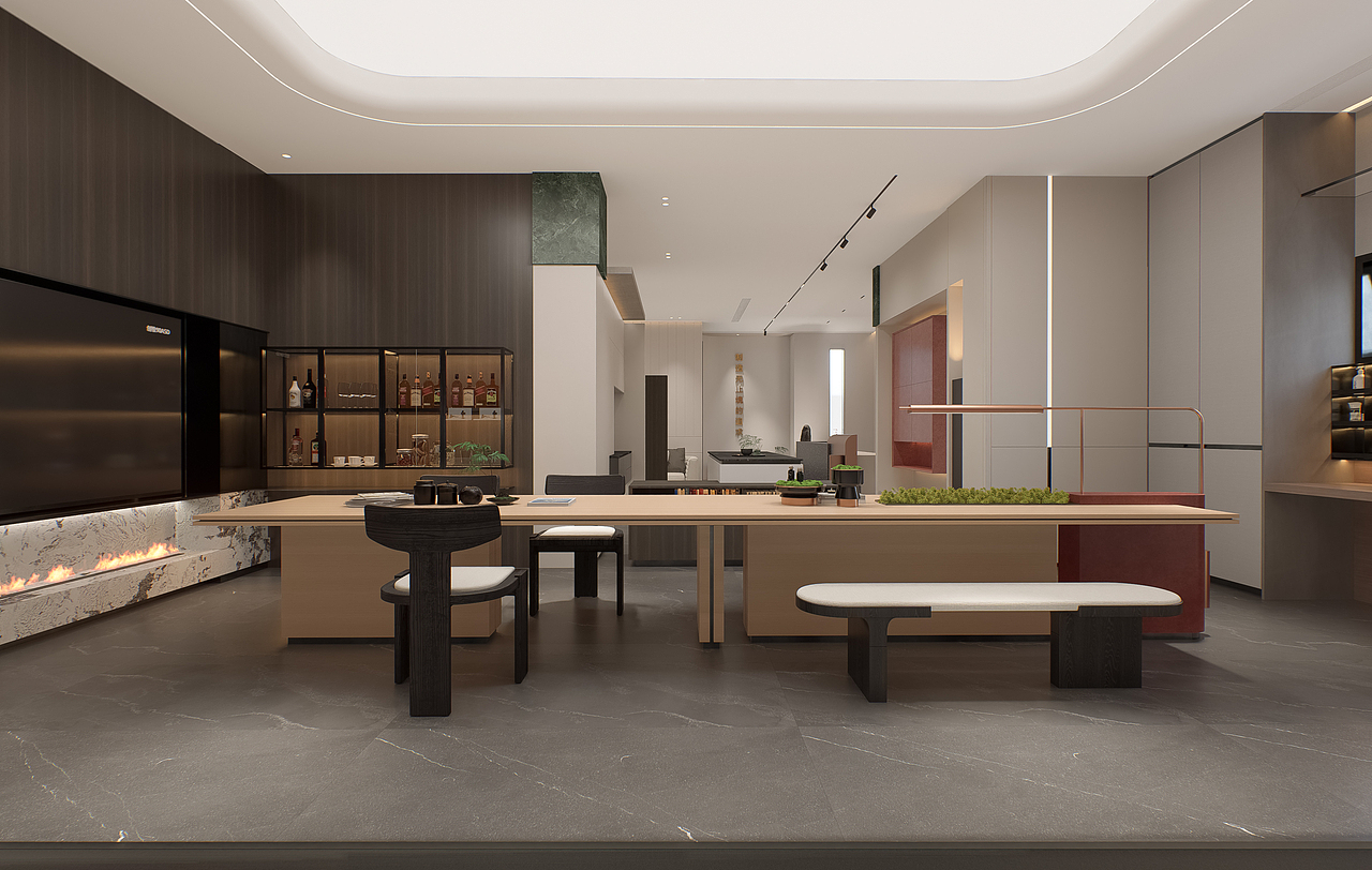 高定展厅（图ZMzU0MzU5OTgw） - 商业空间设计 - 站酷设计师羽沫设计原创素材 - 站酷ZCOOL