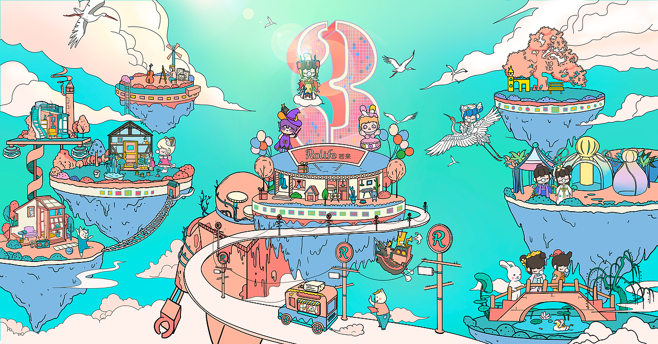 三周年庆（图ZMzY1OTAxMDQw） - 品牌 - 站酷设计师忿忿的约德尔原创素材 - 站酷ZCOOL