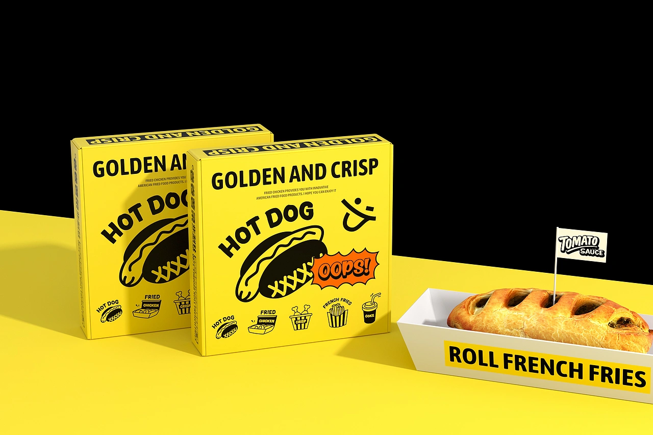 卷卷薯条-餐饮策略视觉设计