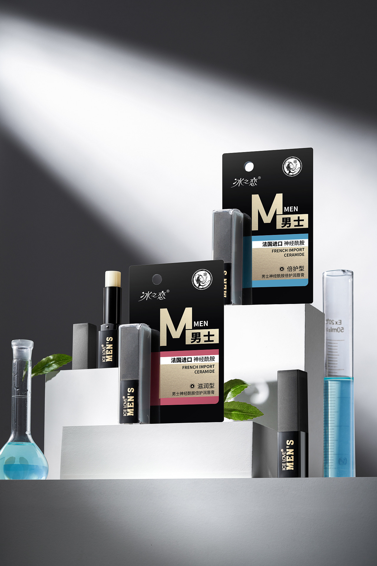 冰之恋唇膏场景图｜产品摄影（图ZMzY2MDA4Mjc2） - 产品摄影 - 站酷设计师呀是鸭哥啊原创素材 - 站酷ZCOOL