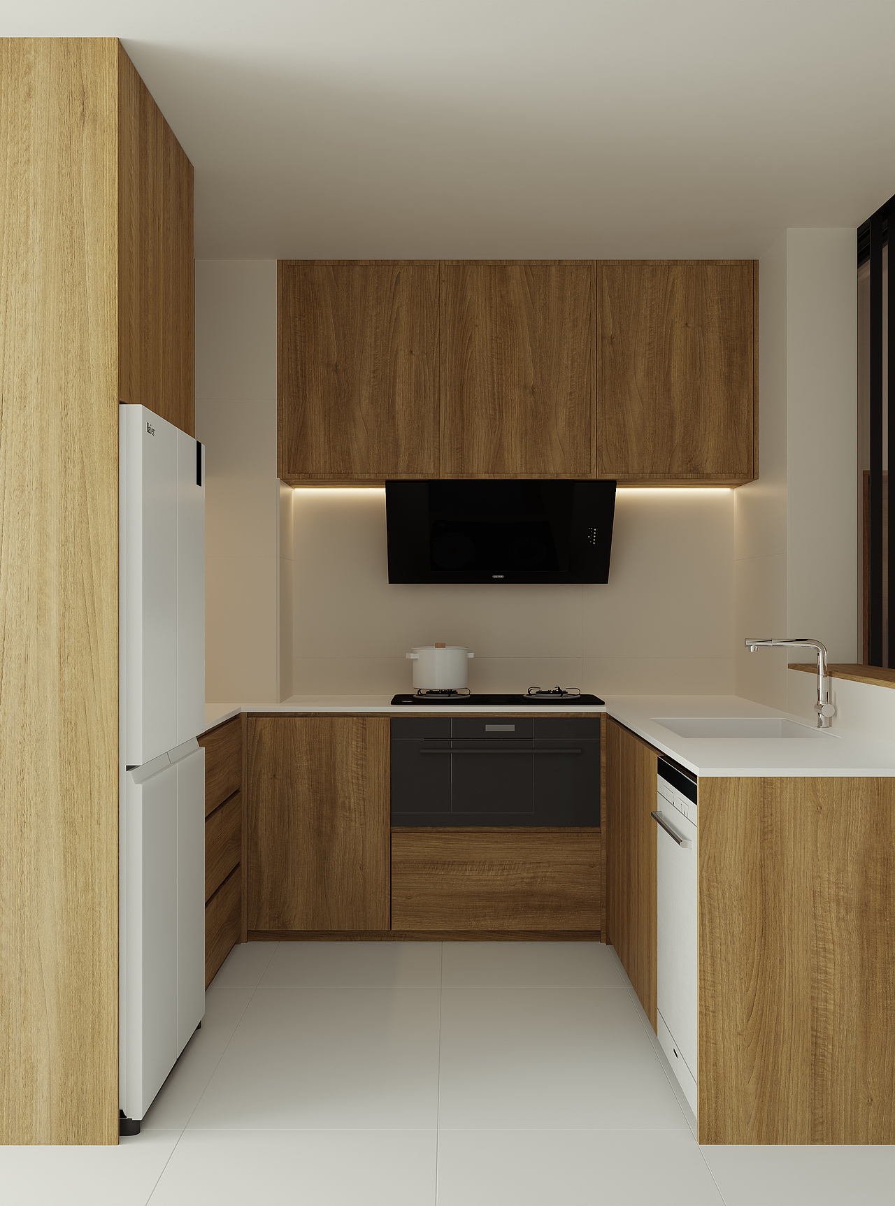 效果图|侘寂风家装设计（图ZMzUzMjAxNDI0） - 家装设计 - 站酷设计师IZZIE丨VISION原创素材 - 站酷ZCOOL