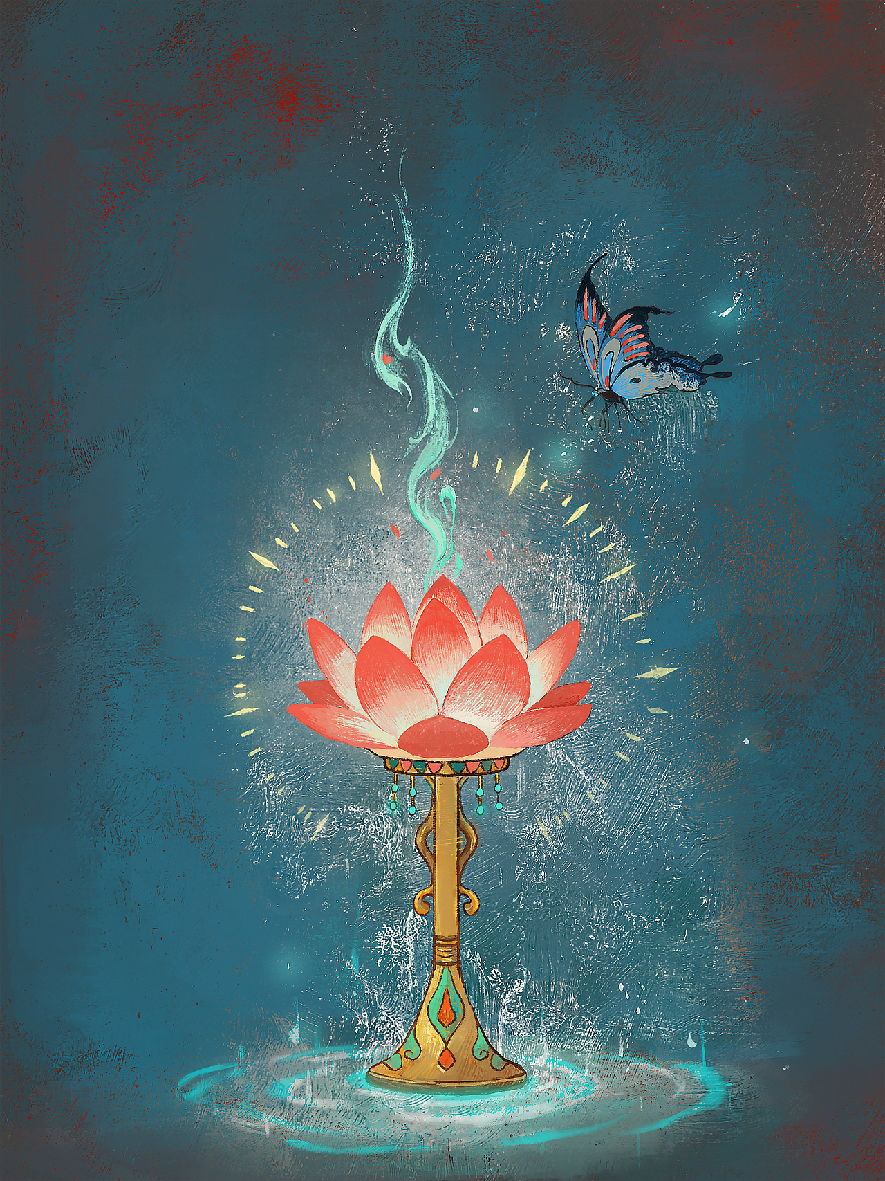 毕设——《浮生一梦》藏戏插画设计