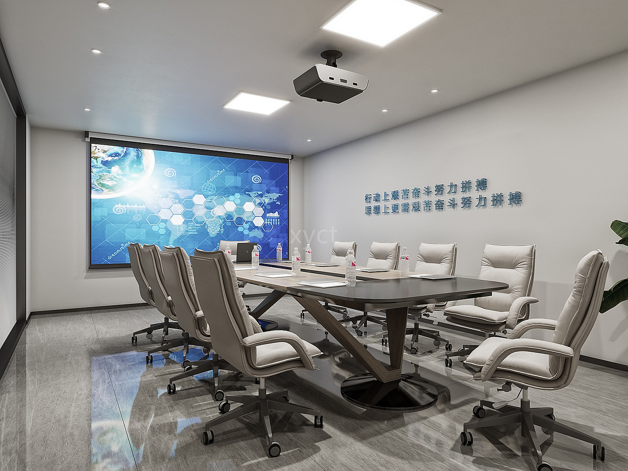 办公室设计|满怀希望就会所向披靡