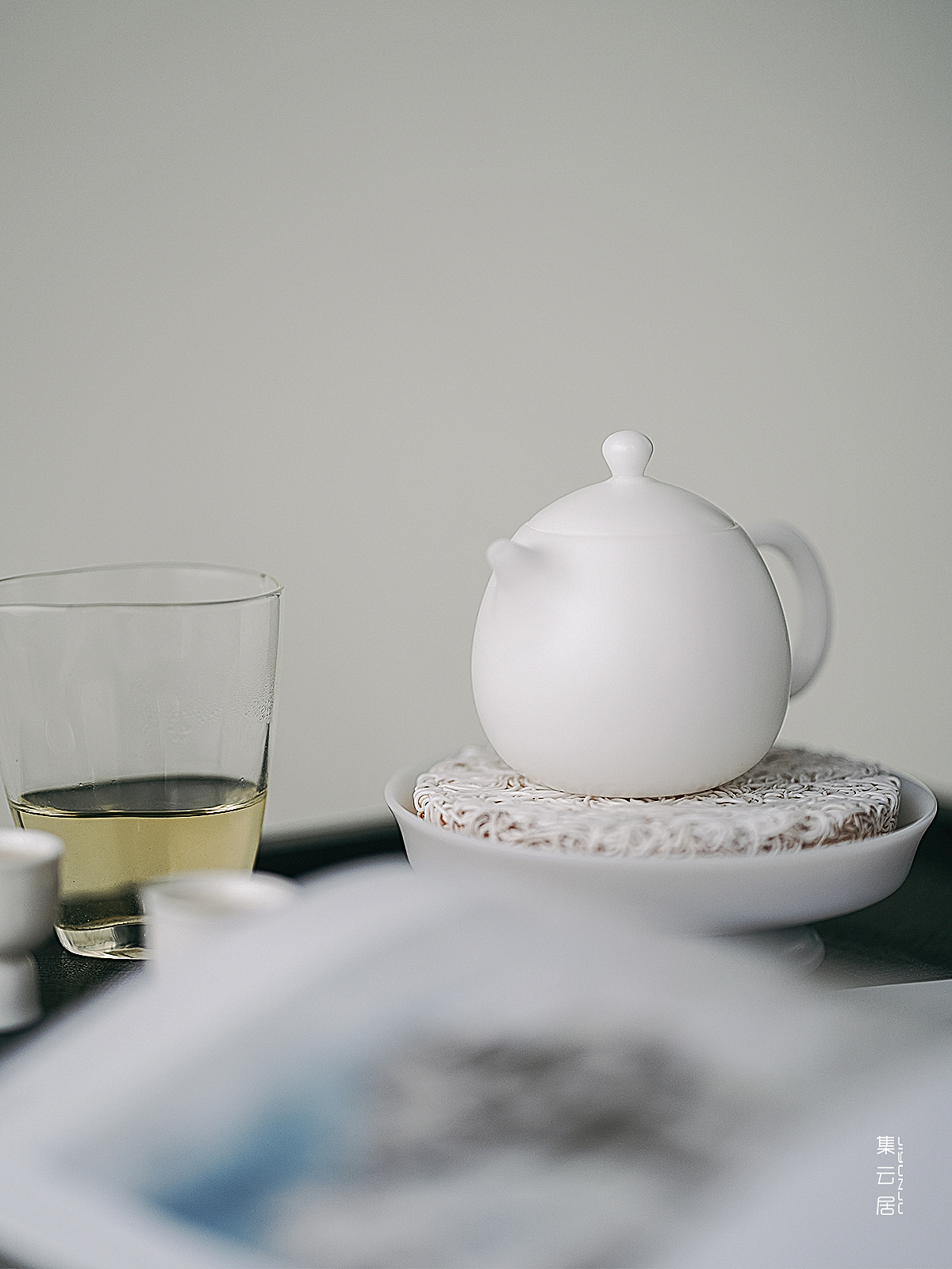 德化白·冰种玉瓷·龙蛋壶·禅定杯