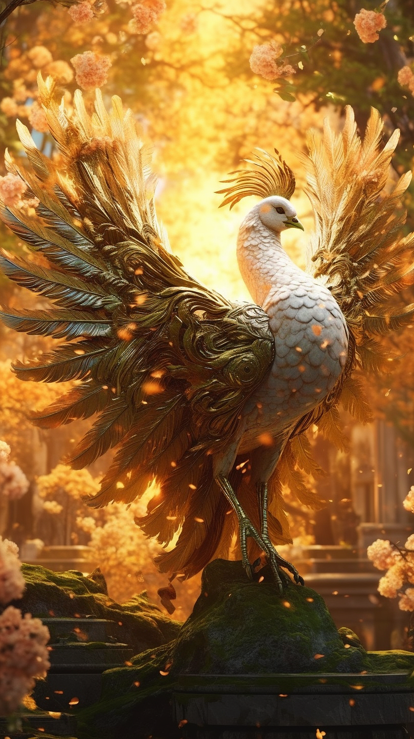 中国古代神兽系列-凤凰（图ZMzQ0ODM1MzY4） - 创作习作 - 站酷设计师艺舟1014原创素材 - 站酷ZCOOL