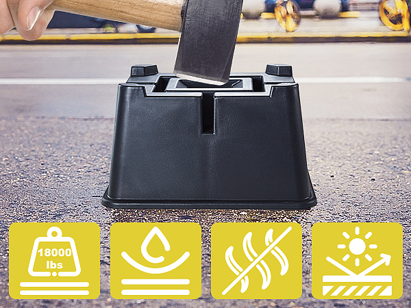 黑色PP房车平衡垫块