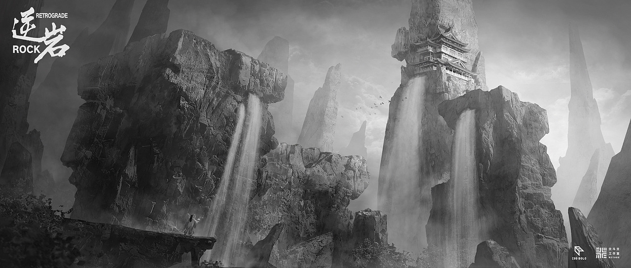 《黑白气氛图》 (3) | 北斗北学馆·基础班学员作品（图ZMzMzOTU3NDE2） - 概念设定 - 站酷设计师北斗北学馆原创素材 - 站酷ZCOOL