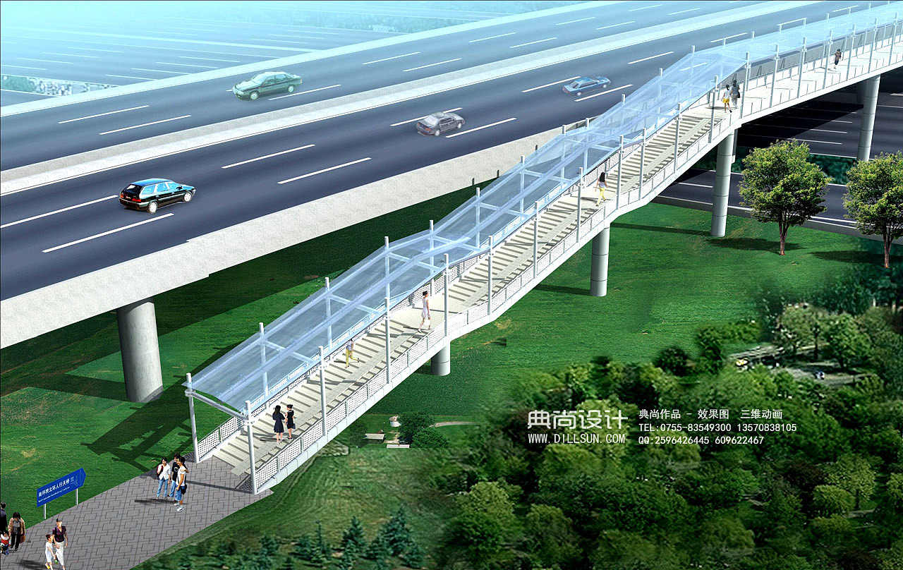 桥梁设计效果图 12