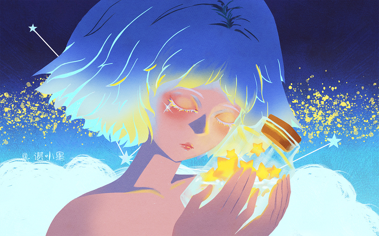 伤星（图ZMzA4MDYxNjYw） - 艺术插画 - 站酷设计师谌小星原创素材 - 站酷ZCOOL