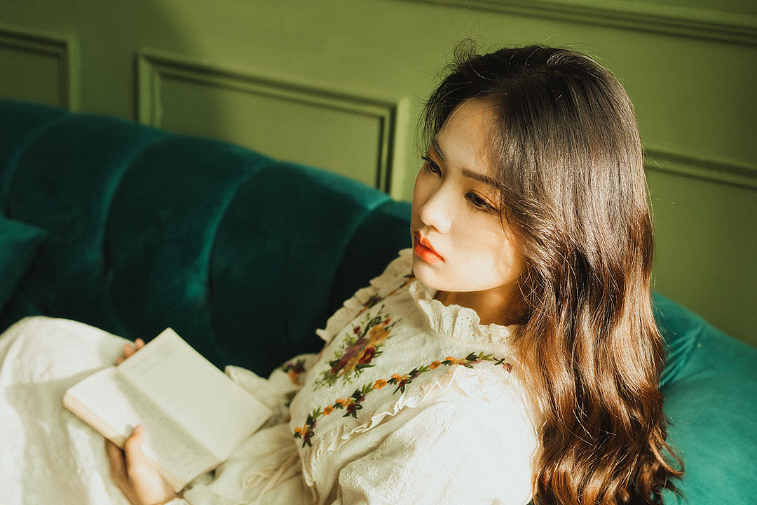 复古油画感人像写真