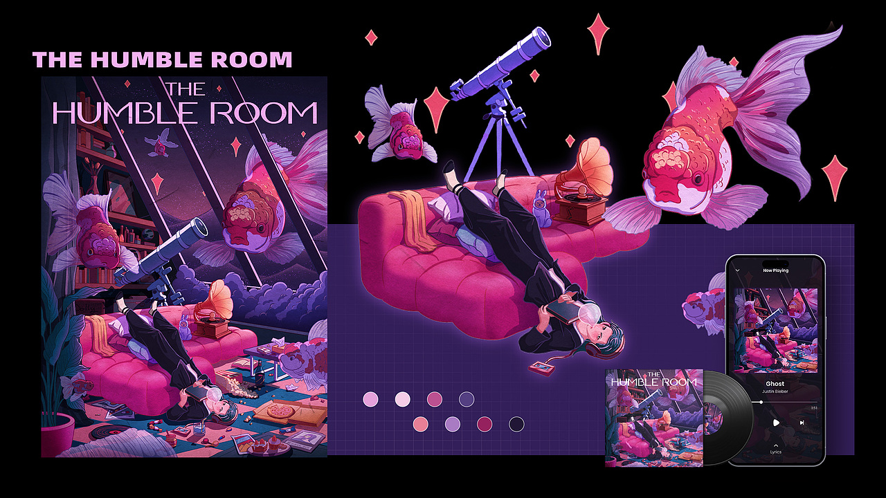 部分作品合集（图ZMzY4MjIzMTky） - 商业插画 - 站酷设计师多莉子原创素材 - 站酷ZCOOL