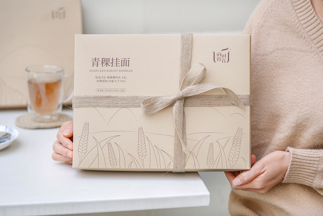 青稞挂面&青稞挂面礼盒拍摄