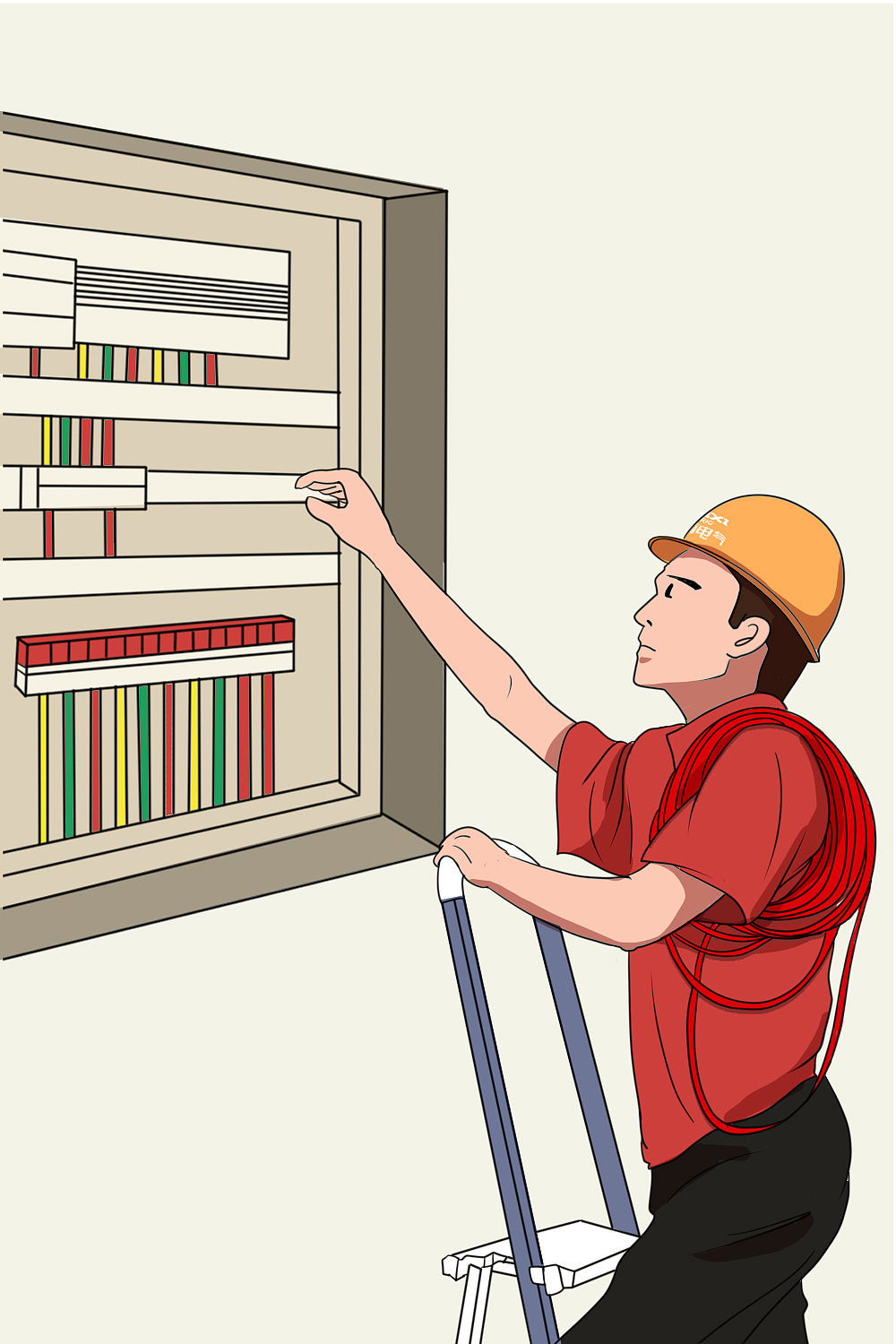 品牌插画丨电气类手绘（图ZMzA5Mjg0ODUy） - 商业插画 - 站酷设计师两人二喵原创素材 - 站酷ZCOOL