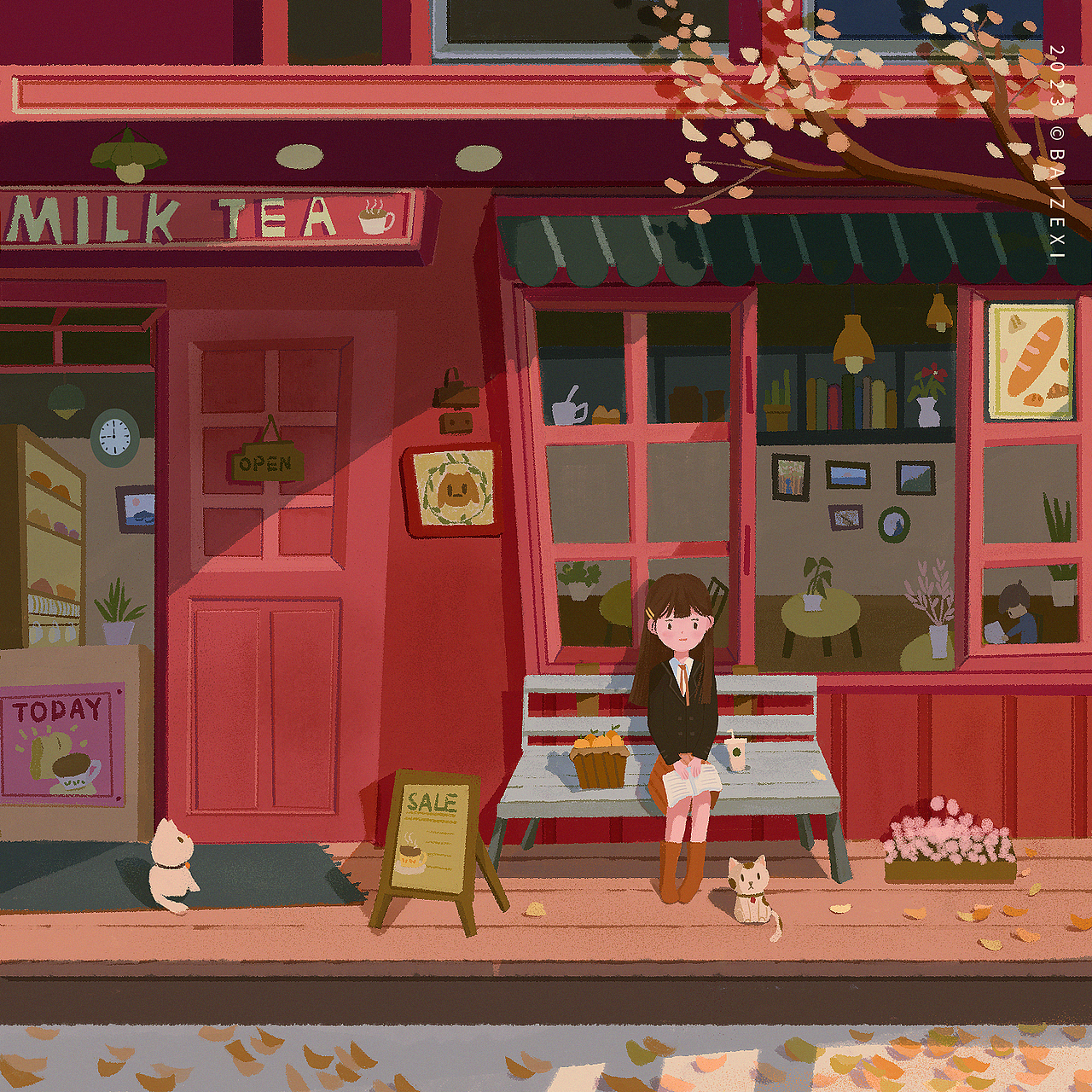 四季系列（圖ZMzU1ODYwNzY0） - 創(chuàng)作習(xí)作 - 站酷設(shè)計(jì)師白澤兮原創(chuàng)素材 - 站酷ZCOOL