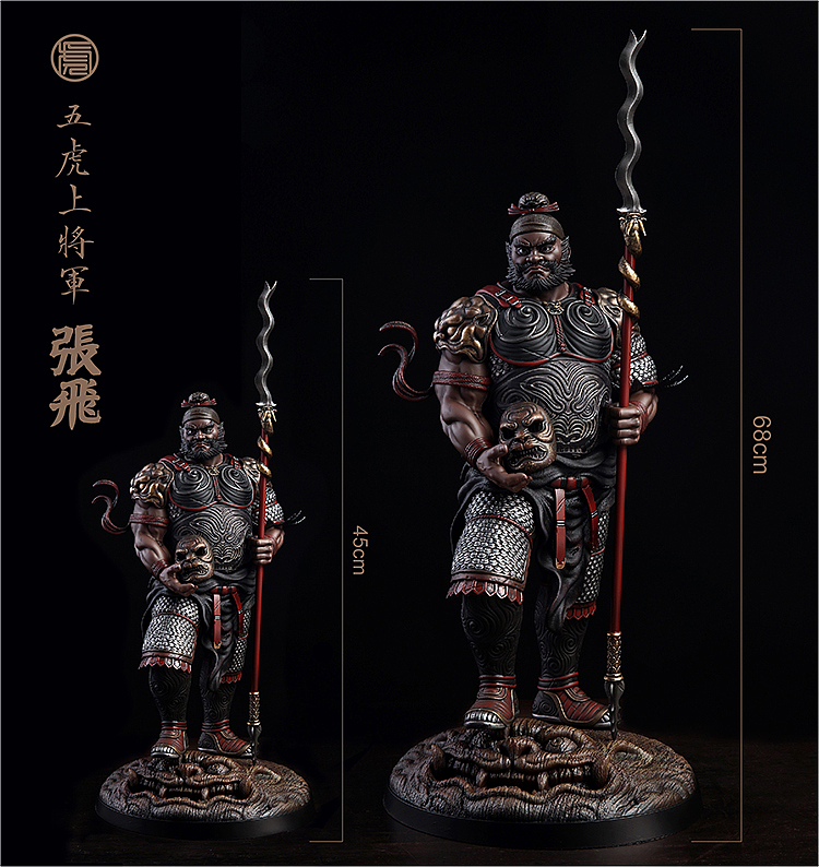 勇猛无双！MP明子《五虎上将军张飞》彩绘雕像（图ZMzE1MjA1NDQw） - 手办/模玩 - 站酷设计师避世伯爵原创素材 - 站酷ZCOOL