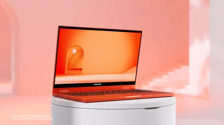 三维产品动画 | 三星笔记本