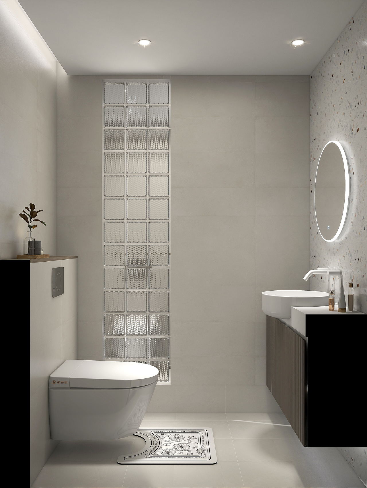 新作 | 80m² 现代黑白灰色调 优雅永不过时