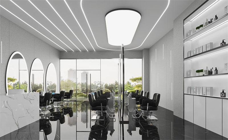 成都理发店设计|美发店装修|美业设计|美发店设计分享（图ZMjk2ODAyMTMy） - 商业空间设计 - 站酷设计师美业装修设计原创素材 - 站酷ZCOOL