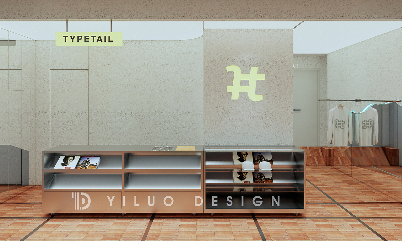 YLD STUDIO｜TYPETAIL服装店铺SI形象设计（图ZMzM4NDk3MTg4） - 商业空间设计 - 站酷设计师一落设计事务所原创素材 - 站酷ZCOOL