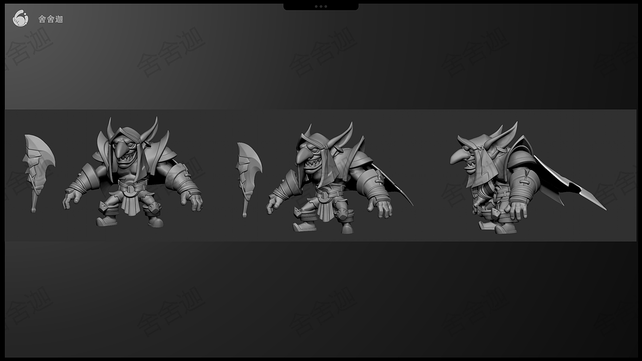 【次时代】3D角色建模（图ZMzQwMzAyOTM2） - 人物/生物 - 站酷设计师舍舍迦原创素材 - 站酷ZCOOL